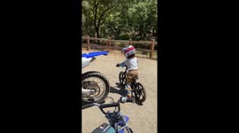 Hollister hills dirt Biking with Little guy