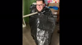 'The once-viral 'Vacuum Challenge' is the cheapest way to make Superhero costumes '