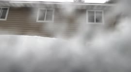 Winter snow fall and car videos in Menomonie wisconsin