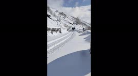 Watch - Mesmerizing video of a post snowfall in Lahaul village