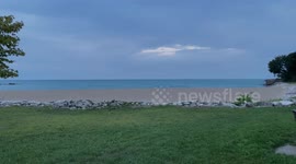 Video from around kenosha including the court house, strong winds and flooding on Lake Michigan, arial parts of town and frost covered buildings