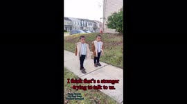 Stranger Danger!! The most adorable 3yr olds are Changing The World and helping children at the same time.