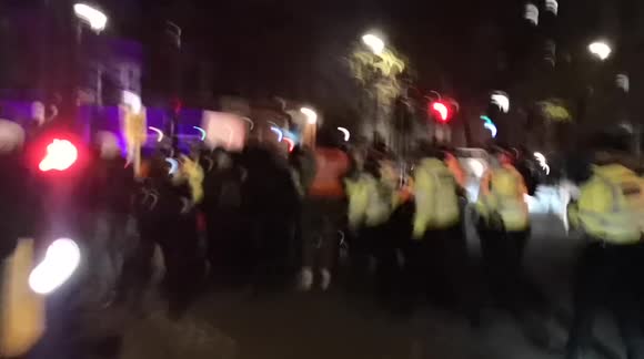 More Scuffles in Parliament Square kill the bill protest