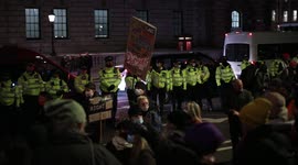 'Kill the Bill' protestors marched around Parliament Square