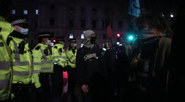 'Get a real job!', Kill the Bill protestors chanted against the police.