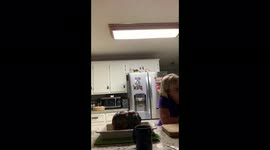 US man gives mum a Christmas shock by returning home unannounced