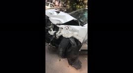 Fortuner car accident.Total damaged or loss