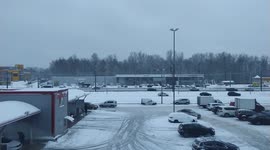 Saint-Petersburg covered with Snow, Russia