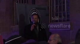 Protesters outside BBC headquarters in London demand station 'stop blaming Jews'