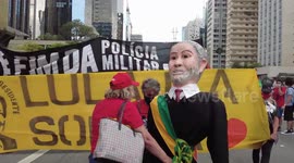 Brazilians urge President Lula to run for the 2022 elections, Sao Paulo