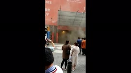 More than 300 trapped inside Hong Kong's World Trade Centre after fire breaks out