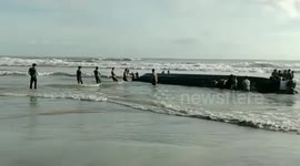 Speedboat capsizes killing 10 during rough seas in Malaysia