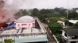 Prisoners set cells alight during riots in southern Thailand