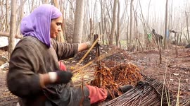 Craftspeople demonstrate the intricate art of 'kaeni keam' basket weaving in Kashmir