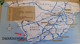 Dwarskersbos, a petite little town on the west coast of South Africa.