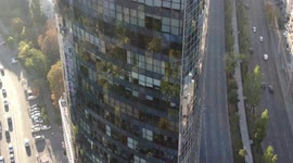 Glass business center in Kyiv, Ukraine