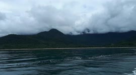 Travelling by Boat to Ilha Pelada Grande, Paraty, in the State of Rio de Janeiro, Brazil
