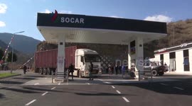 Azerbaijan opens filling station on border with Armenia