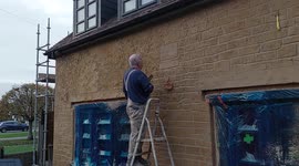 Special wall coating creates amazing brickwork 'illusion' exterior