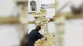 UK baker creates incredible giant cake of The Grinch