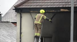 One hospitalized after house fire in Uxbridge, London