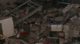 Thousands of tons of potentially-deadly used batteries pile up in Gaza