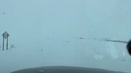 'Where's the road?' Minnesota man explains game played while driving in white-out snow conditions