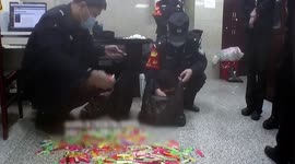 Airport cleaner detained for carrying 734 cigarette lighters when attempting to board high-speed train in China