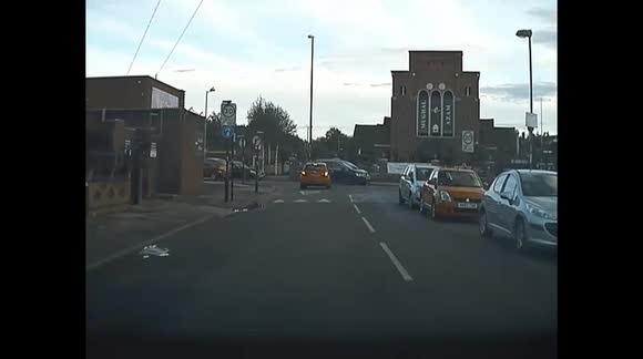 Must need to go to opticians as completely missed the big red no right turn sign!