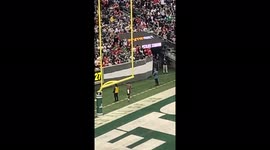 Antonio Brown appears to quit NFL MID-GAME and ditches uniform to streak across field topless midplay