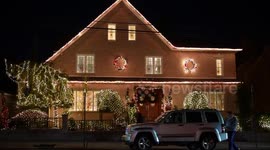 Dyker Heights in New York is home to some of the most over-the-top Christmas light decorations in the US