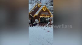 Christmas mad mum from Utah transforms home into real-life gingerbread house