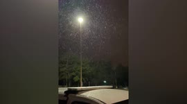 First snowfall recorded in Florida, USA since 2018 was recorded on Monday