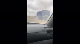 Kazakh truck driver ploughs straight through activist checkpoint