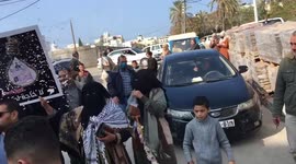 Gaza celebrates Israeli's approval of the 10,000 people in the Family Reunification decision.