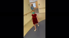 6-year-old rings the bell after nearly two years of intense treatment