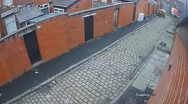 Shocking CCTV shows the moment a DPD delivery van driver brazenly dumps rubbish in two streets plagued by fly-tipping