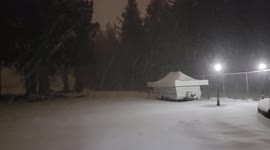 Western border between Canada and US slammed by winter storm