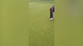 Two golfing pals bagged stunning holes-in-one on the same hole in a game