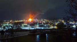 US: Masonic Temple Destroyed By Flame In Zanesville, Ohio