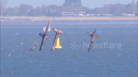 Thames shipwreck off Kent, UK to have masts dismantled in June 2022