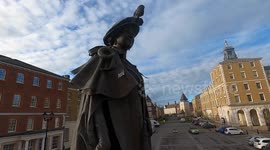 Queen Mother Square Poundbury The Central Point Of Prince Charles's Duchy of Cornwall Village In Dorset UK