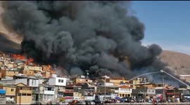 Over 40 homes destroyed in massive Chilean blaze