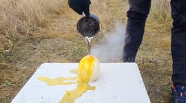 YouTuber pits molten lead against ostrich egg in oddly satisfying 'experiment'