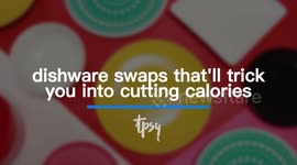 Just changing dishes can help you consume less calories