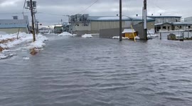 Japan: Storm Surge Causes Flooding In Eastern Hokkaido