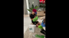 ''I'm Dreaming Right Now' boy's reaction to older brother's Christmas present is MAGICAL '
