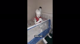 Mum goes viral with 900,000 views sharing hilarious video of toddler coated head-to-toe in Sudocrem