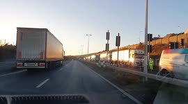 Huge queues of lorries build up at Dover after port bosses begged for lateral flow tests