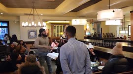 Protesters Arrested at Olive Garden in Times Square Protesting Vaccine Mandates